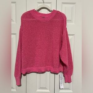 NWT - Lumiere pink sweater, size Medium